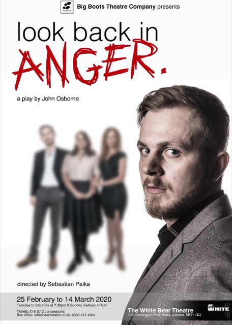 Grab your 1st opportunity to see <a href="/BigBootsTheatre/">BigBootsTheatre</a>'s London #fringetheatre revival of #LookBackInAnger as it begins performances at <a href="/WhiteBearTheatr/">White Bear Theatre</a> tonight.

<a href="/SebastianPalka/">Sebastian Pałka</a>'s production is reimagined for today's angry young men and women.

l.mtmates.com/LookBackInAnge…

#Featured