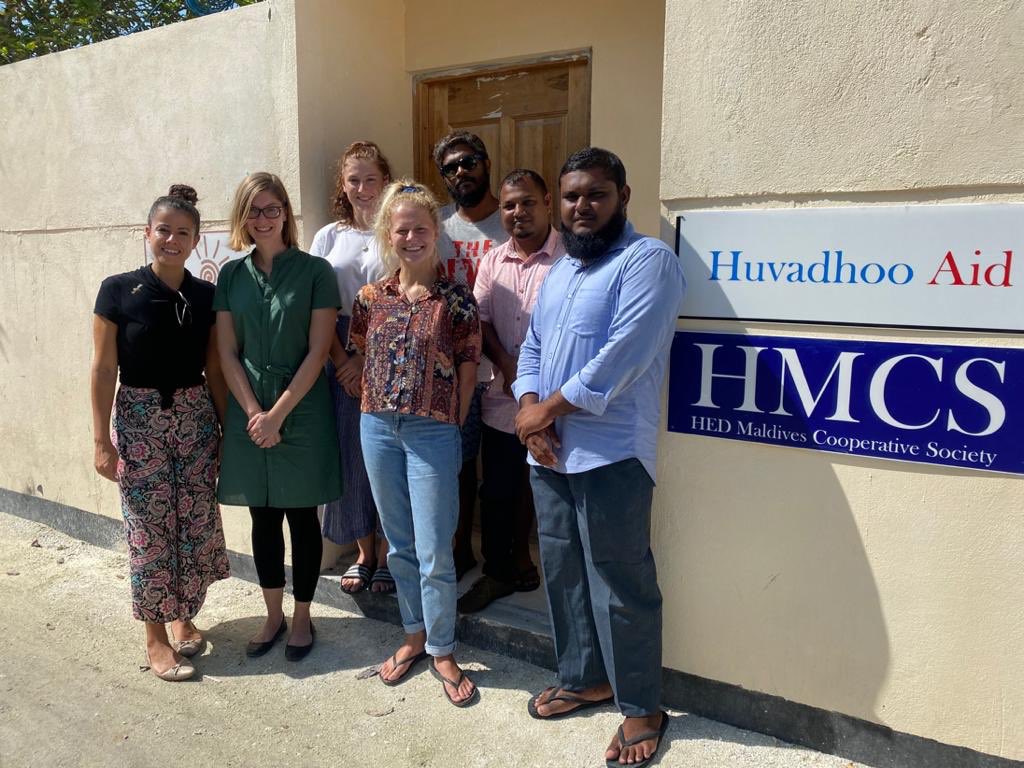 HuvadhooAid's tweet photo. Meeting with @CanHCSriLanka regarding implementation of the project “Increasing the resilience of island communities to cope with the #climatechange impact on #women”, funded by Canada Fund for Local Initiatives #CFLIMV https://t.co/LTvXesFKYi