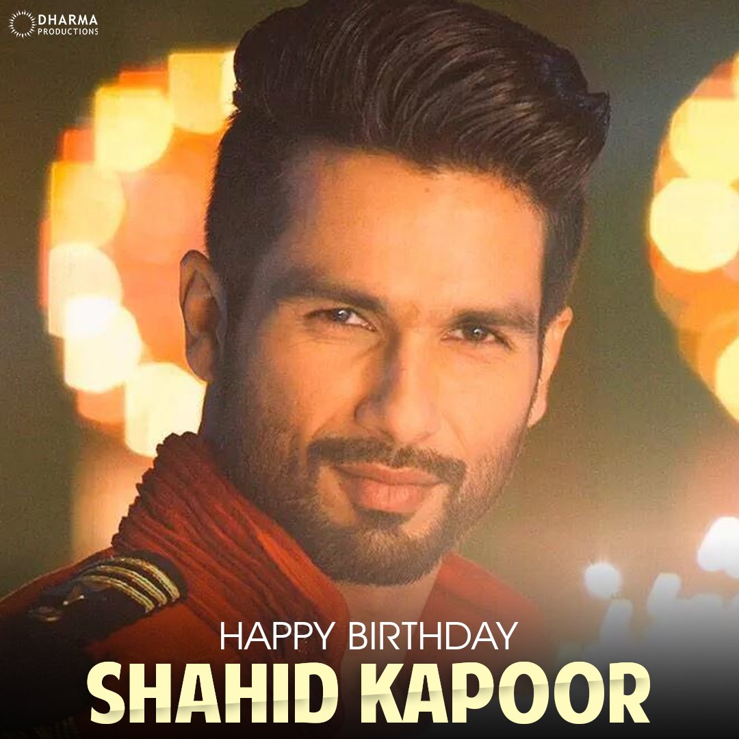 Happy birthday Shahid kapoor Bhai. 