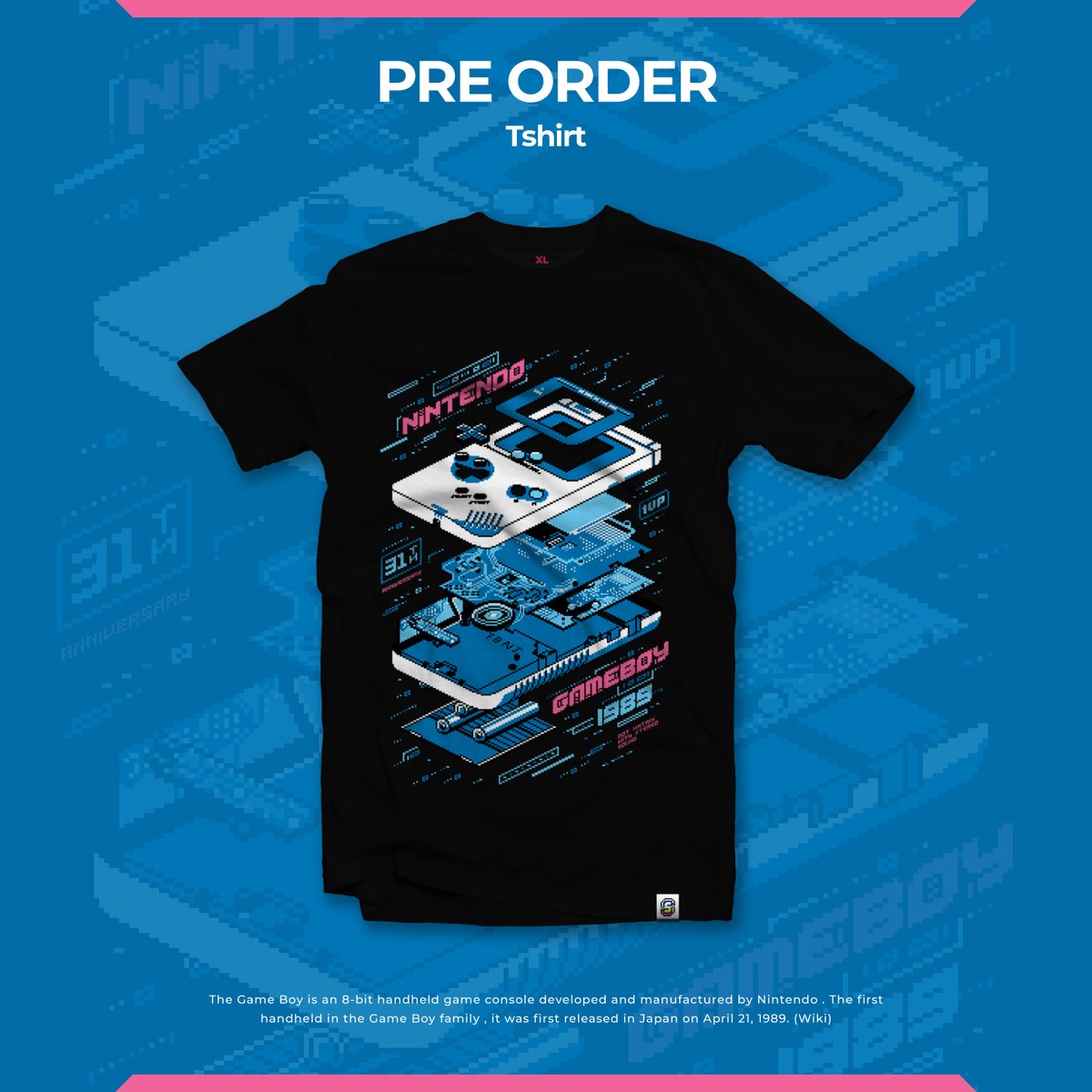 Adhysaka's tweet photo. Instagram @shakawwwww

#pixelart #tshirt #hoodie #merchandise #8bit #nintendo #gameboy #dmg01 #retroconsole #oldschool #classicconsole #isometricdesign #explodeddrawing #aesthetics #vaporwaveaesthetic #minecraft #hamabeads #retrostyle #chiptune #chipmusic #chiptuneswin https://t.co/wigtmD6PyJ