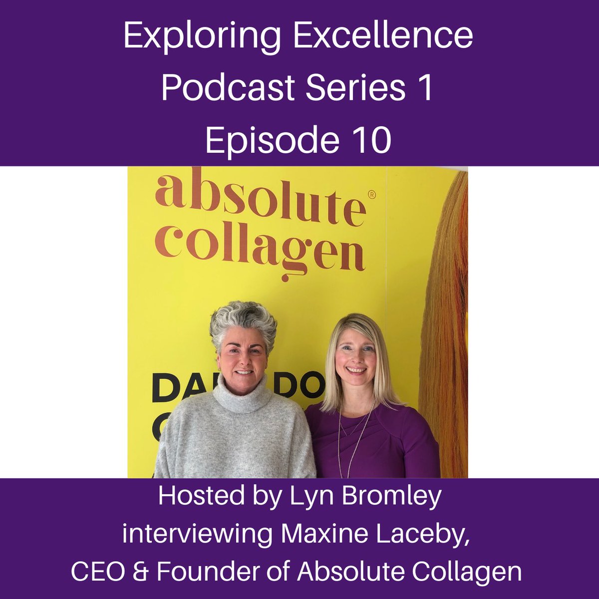 🎧 a new podcast episode is out today🎧

I interviewed the amazing Maxine Laceby  - Founder &amp; CEO of <a href="/abscollagen/">Absolute Collagen</a> 
#exploringexcellence #customerserviceethos
#firstimpressions
#absolutecollagen Apple users...apple.co/2SZAoWV

Android users...
bit.ly/2Popjwd