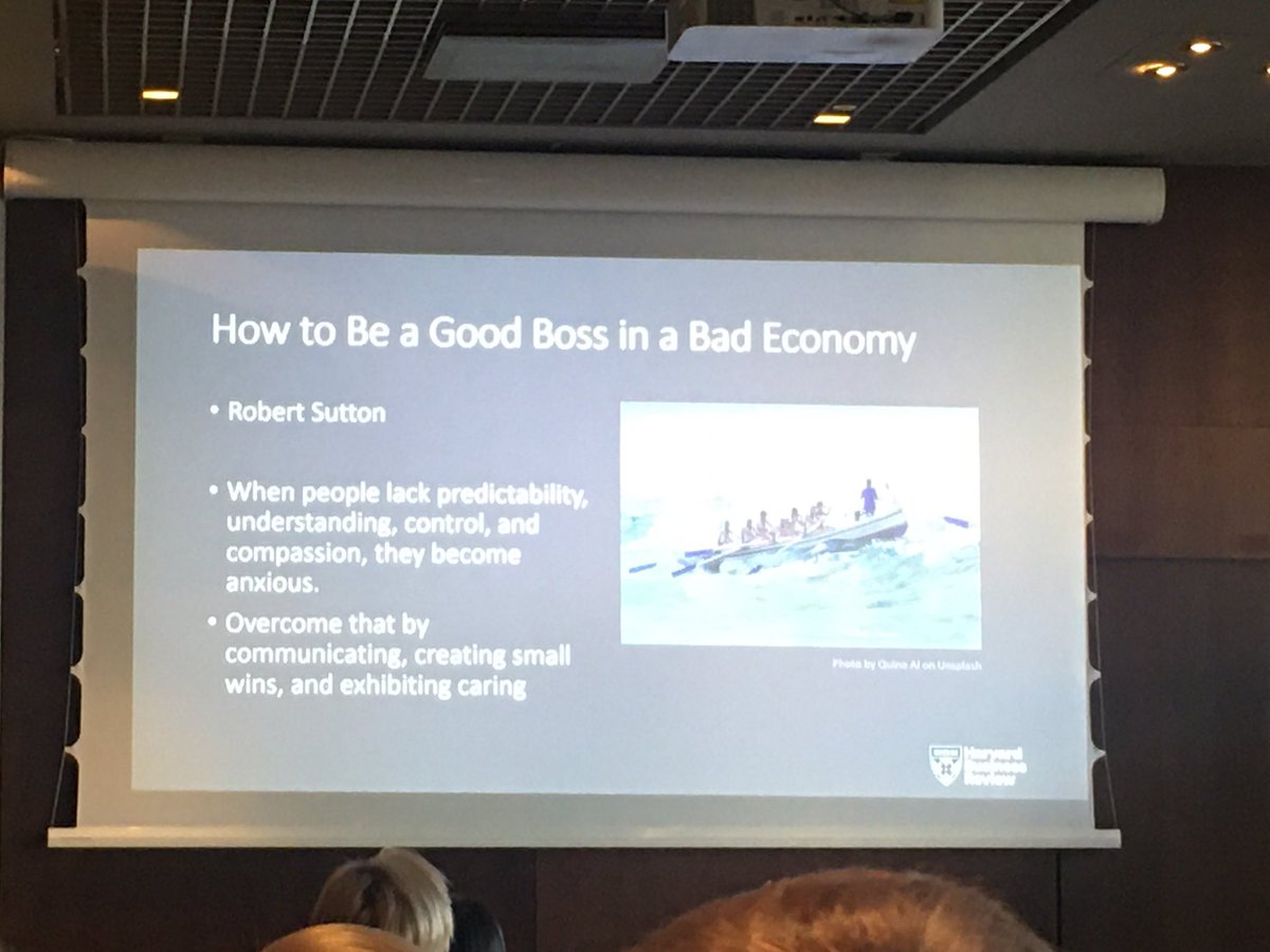 Good boss communicates with people during Bad Economy <a href="/amchamwatch/">Amcham Finland</a> <a href="/danmcginn/">Daniel McGinn</a> #leadershipskills <a href="/Cocomms/">Cocomms</a>