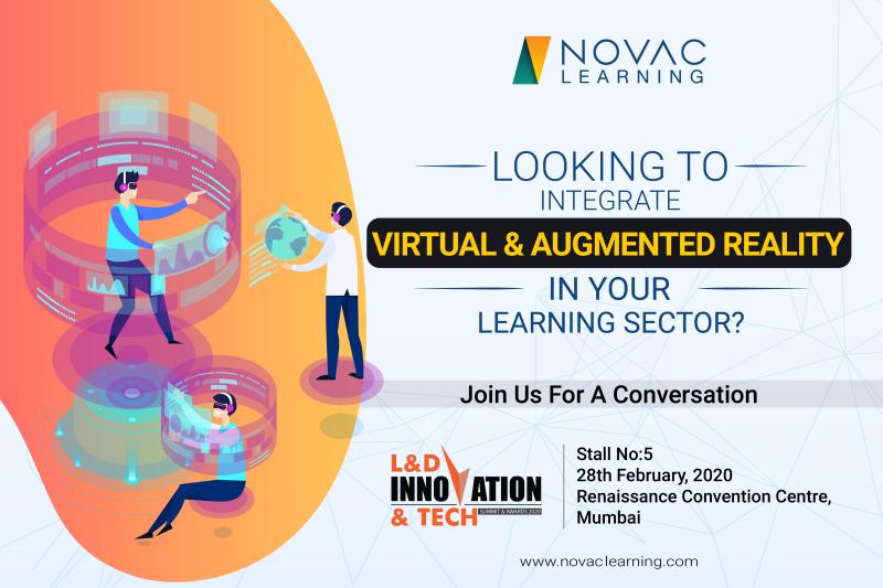 novaclearning's tweet photo. Connect with your learners in a whole new way. Explore Novac Learning's Learning solutions at L&D Innovation & Tech Fest at Mumbai this 28th Feb 2020
#immersivelearning #learningexpereince #elearning #learningsolutions #LnD https://t.co/zJxEwTaG5Q