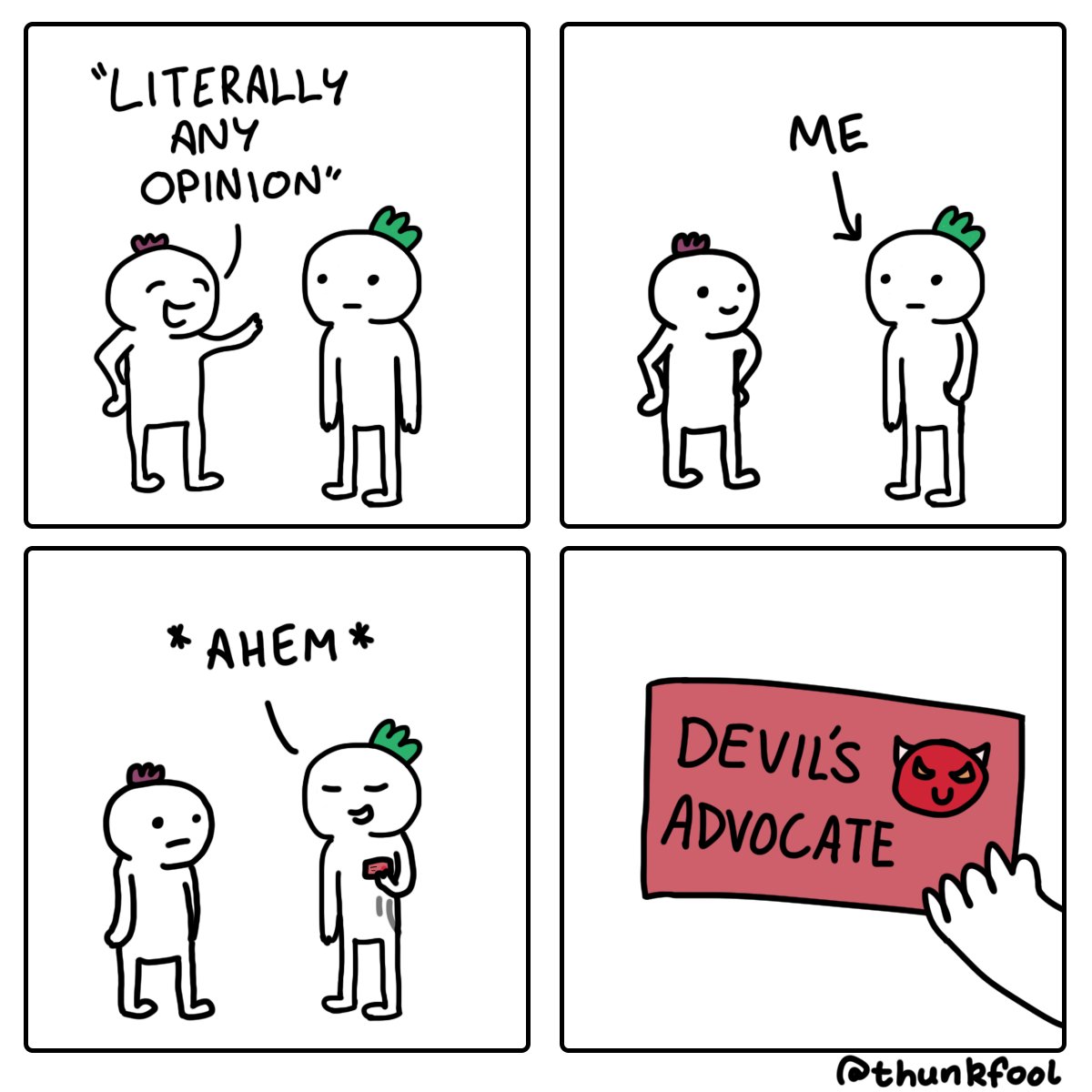 thunkfool's tweet photo. devil's advocate #comics https://t.co/10kCsuTbNW
