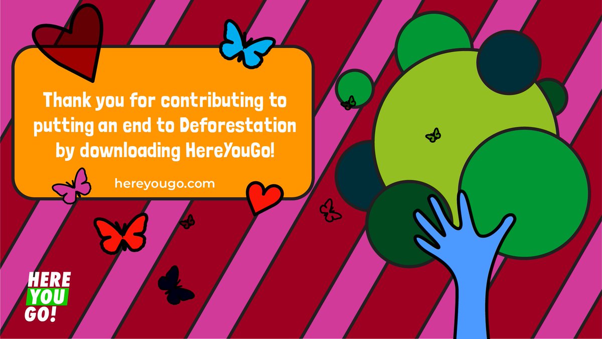 hereyougoapp's tweet image. Thank you for contributing to putting an end to Deforestation by downloading HereYouGo store.hereyougo.com/nJq5 #HereYouGo #gogreen #cards #paperless #savetheplanet #ecofriendly
@LivelyCoTravel @CasaSocialDmcc @priince_leboouu @StephanieZonars