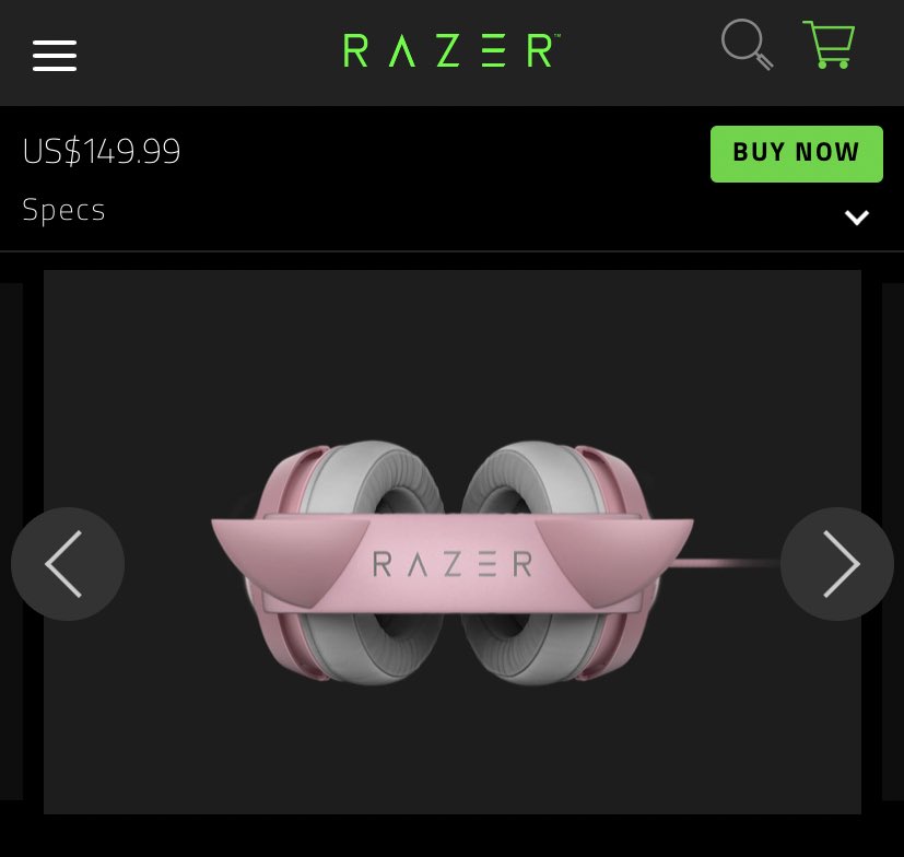 للطلب المسبق لـ Razer Kraken Kitty 🎧

السعر بموقع ريزر : 
562 ريال بدون رسوم الشحن 🌪

السعر بمتجرنا : 
500 ريال والتوصيل مجاناً 
لجميع مناطق السعودية 🔥

للطلب : 
عن طريق الرسائل الخاصة 📩