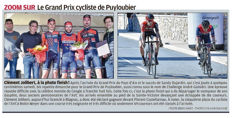 Journal du Jour
<a href="/AVC_Aix/">AVC Aix</a> <a href="/FloCastellarnau/">Florent Castellarnau</a> @direct_media_c <a href="/Jolibertclem/">jolibert Clément</a> <a href="/AAixenProvence/">AAixenprovence.com</a> #cyclist