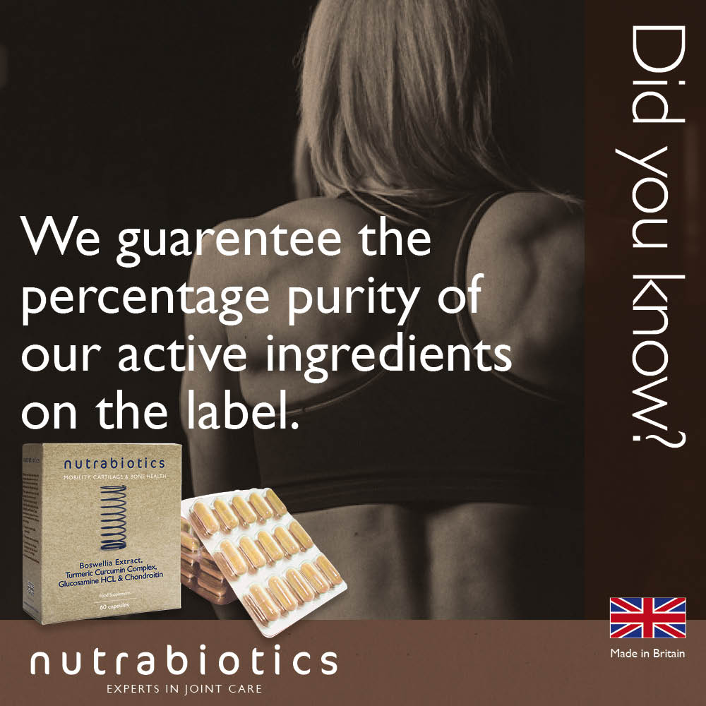 nutrabioticsUK's tweet photo. Did you know? 

Find out how Nutrabiotics can help you here - https://t.co/qEkjvvHKMt 

#Nutrabiotics #naturalhealth #jointsupplements https://t.co/W0rJk6riYg
