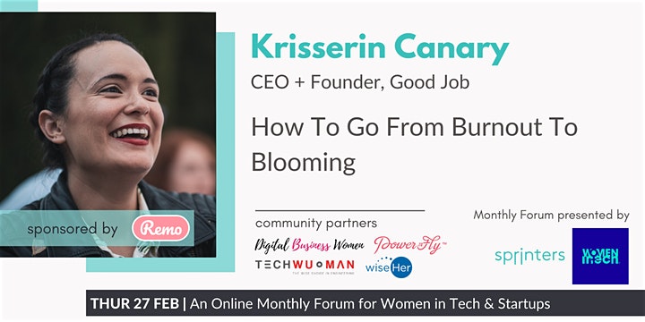 Meet our panelists <a href="/krisserin/">Krisserin Canary</a>, <a href="/tricia_lodge/">Tricia Lodge</a>,  <a href="/Neelam_coaching/">Neelam Kaul</a> , for our next Monthly Forum | How To Overcome #Burnout, #Stress and #Overwhelm! 

Join us! bit.ly/3a2NUym 👈FREE

@digitalbizwomen <a href="/use_remo/">Remo</a> <a href="/powertofly/">PowerToFly</a> <a href="/Techwuman/">Techwuman</a> <a href="/hellosprinters/">sprinters</a>