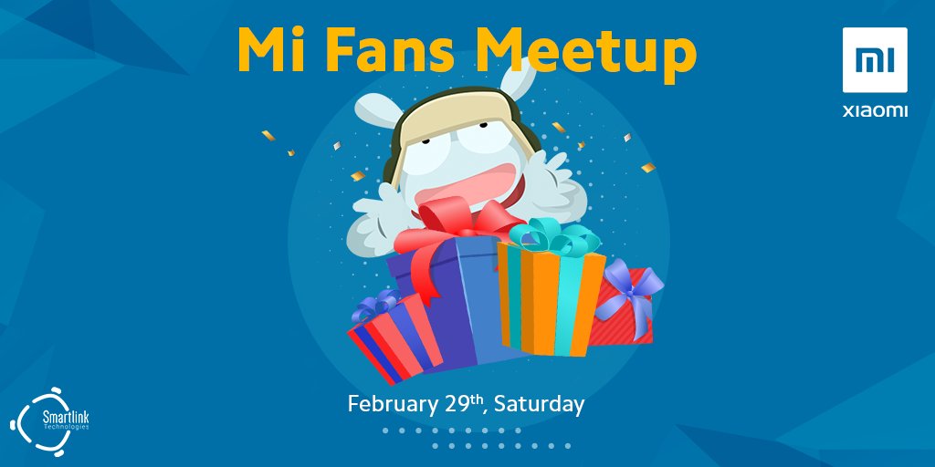 MistorePk's tweet photo. Hi Mi fans, let's catch up! Next Mi Fans Meetup is happening this Saturday, 29th Feb & we will be giving out some exciting giveaways to some of our special Mi fans.
#MiFanClubPakistan #MiFanMeetup https://t.co/TwYFw67IHJ