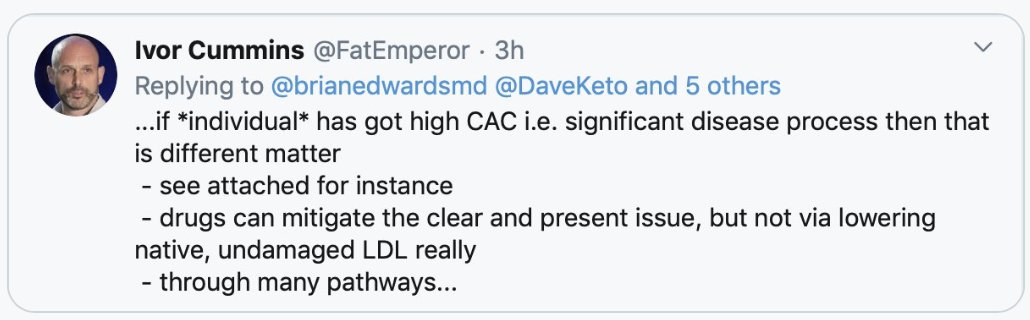 4/  #RevisitingCholesterol Ivor I know U don't want 2 discuss med Rx. as U R not a Doc. Do U have a podcast where U sit down w a lipidologist 2 discuss when statins, Zetia, Niacin, & ESPECIALLY PCSK9 should B used? Can LDL B 2 low?