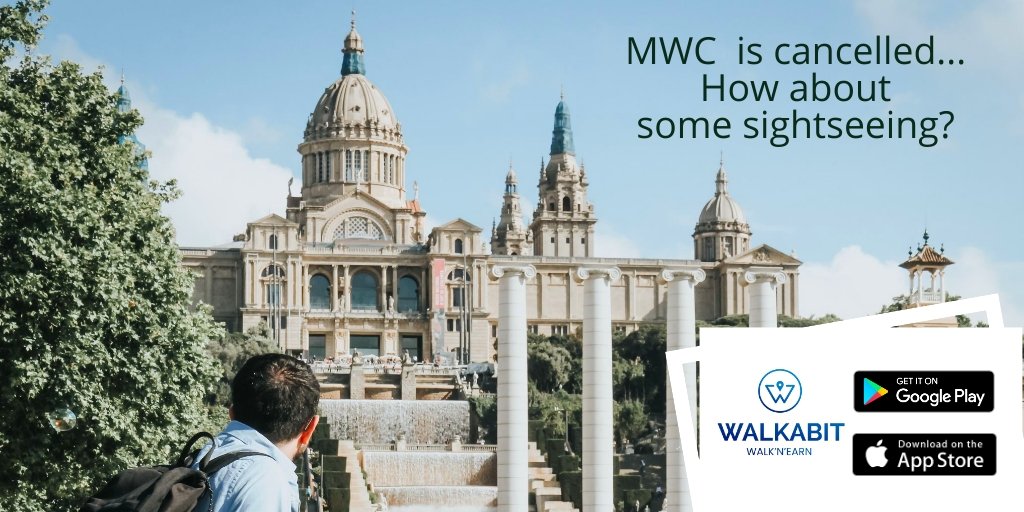 WalkabitApp's tweet photo. We know, that MWC was cancelled due to coronavirus, but you can still enjoy awesome sights and tech, if you came to Barcelona. One mobile app won’t let you down! That app is WalkABit 😉
#walkabit #app #barcelona #MWC2020 #mwcbarcelona2020 #coronavirus #mobileworldcongress2020 https://t.co/cUXMSiklRc