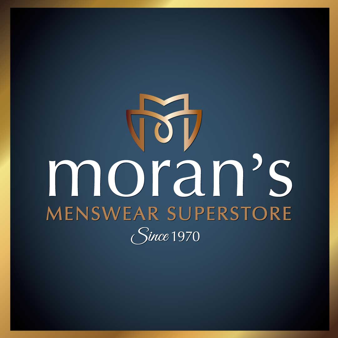 Designedly_'s tweet photo. We created this identity for Morans Menswear Superstore. We also created digital and print adverts for the store launch. We would like to wish Diarmuid and his staff the best of luck in their new store. #moransmenswear #designedly #acreativechange #branding #brand #identity #logo https://t.co/5eUjM1tJgg
