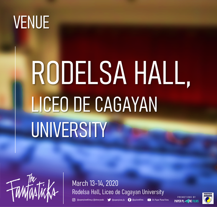 paperplane_fp's tweet photo. Here's the official schedule and venue of #TheFantasticks!
Follow our social media accounts for more updates! π
#paperplanefilms
#stmarysschool
#smscdo
#cagayandeoro https://t.co/qBPZlu6a5t