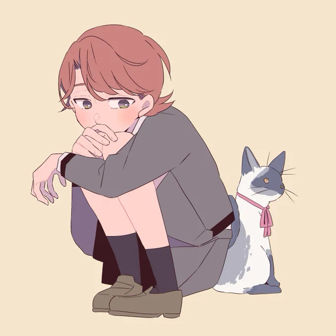 しょんぼり双葉はんとシャム香子ちゃま 