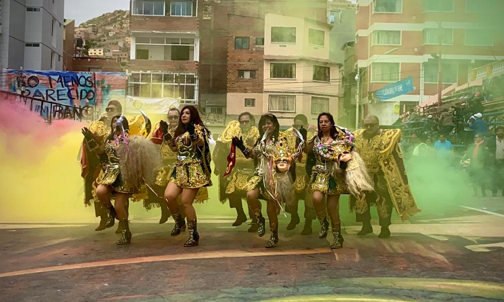 AzugaRuiz's tweet image. Los #Waris de la #Frater. Domingo de Carnaval 2020 💚😈❤️

#Waris #Oruro #Bolivia