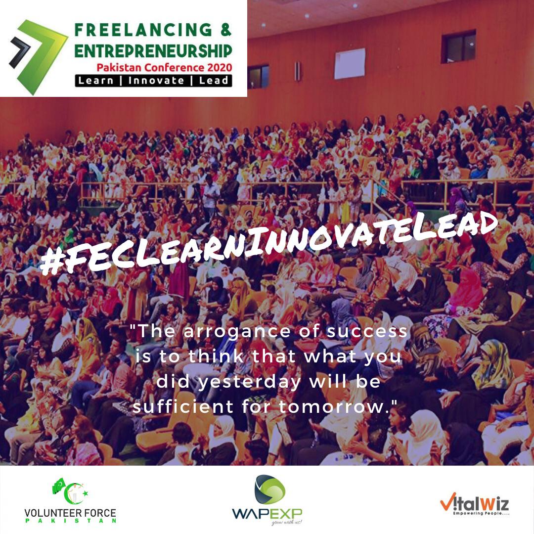 This time VFP is bringing its biggest initiative in Faisalabad as Freelancing and Entrepreneurship Conference .Dont miss the chance to learn from technopreneurs, Entrepreneurs and IT experts.
#FECLearnInnovateLead