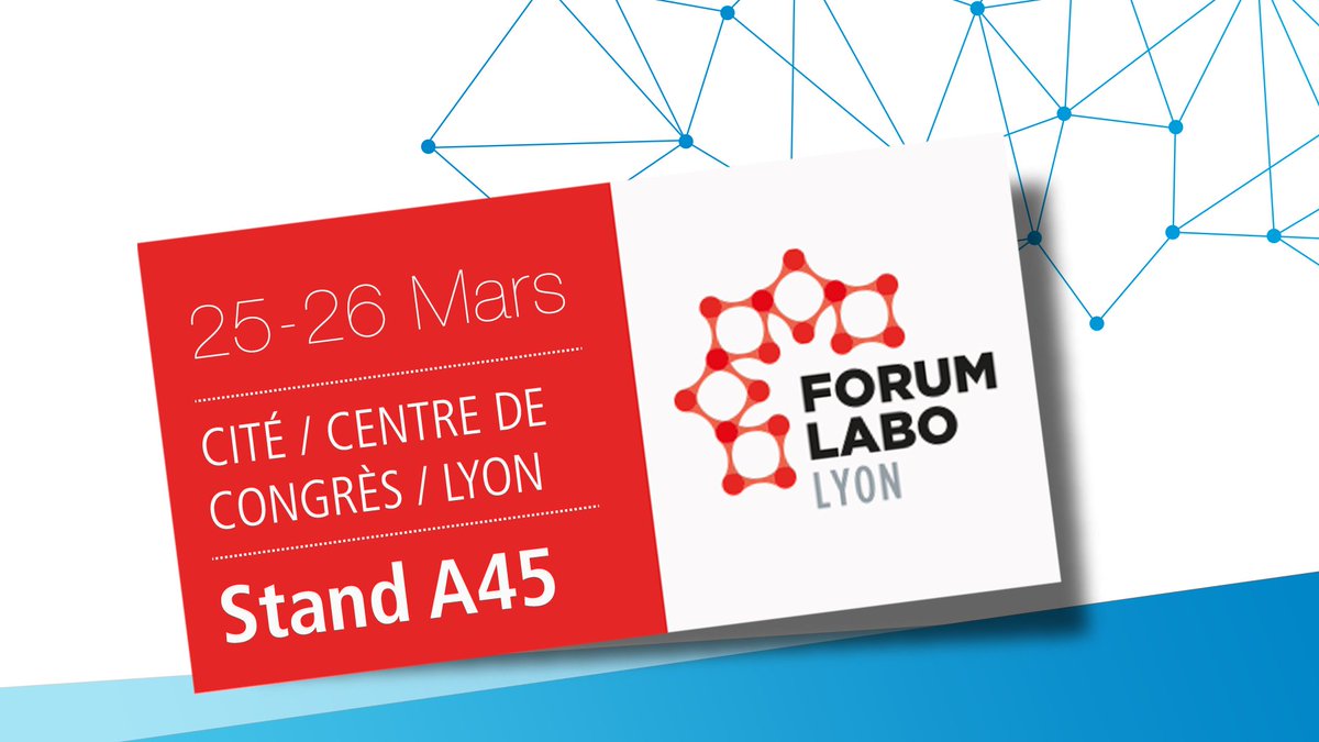 SauermannFrance's tweet image. Rendez-vous de référence pour les laboratoires, Forum Labo se tiendra le 25 et 26 mars au centre des congrès de Lyon. 

=&amp;gt; Sauermann sera ravi de vous y accueillir et de vous présenter ses produits dédiés aux salles blanches.

reedpe-flb2020.site.calypso-event.net/visiteur.htm

#SAVETHEDATE #FORUMLABOLYON