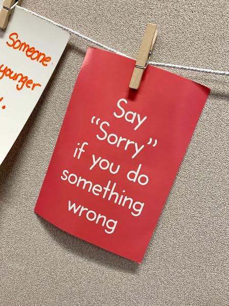 DwyerMustangs's tweet photo. Day 12 of our "15 Acts of Kindness" Challenge! "Say "Sorry" if you do something wrong." #DwyerHasHEART #NoWallsNoLimits #StateSchoolOfCharacter #15ActsOfKindness #KindnessChallenge https://t.co/DezDFsNLbf