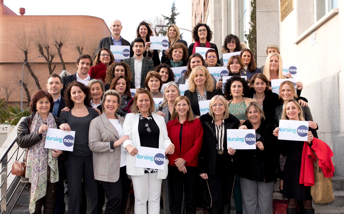 Afianzamos nuestro compromiso con la #Enfermería con la adhesión al movimiento Nursing Now ow.ly/XdO850yvenr