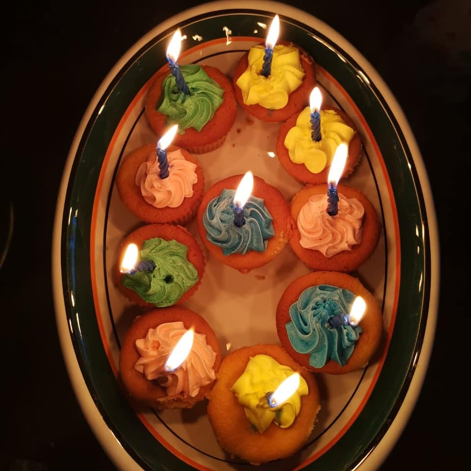imani_dp's tweet photo. 9 years ago we had a triple blesssing - I became a Mummy, Stephen became a Daddy AND all on Stephen's birthday. God works in mysterious + wondrous ways. Here's to many more cupcake birthday mornings my love and my #oneson!🧁 #BirthdayBlessings #Loveis #Family #TeamPricey https://t.co/V7NhhjPEh1
