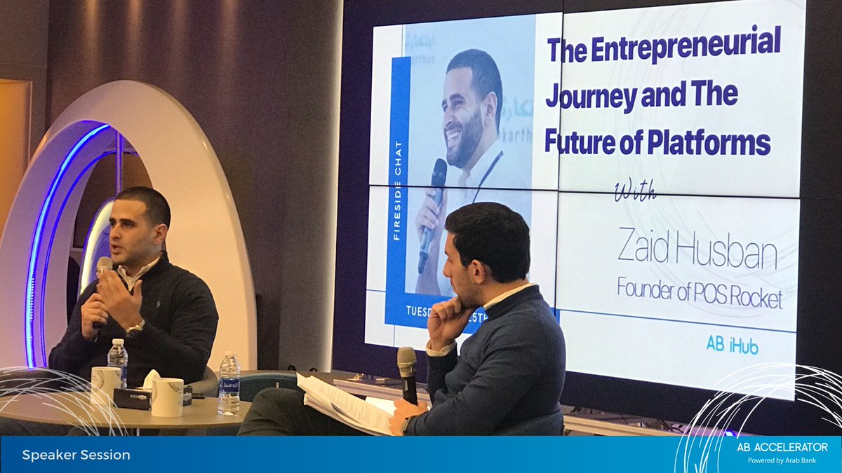 ABXelerate's tweet photo. 💭 "The master of everything is the master of nothing, specialization is key" @Zeid_Husban, CEO of @PosrocketKW joined @ABAccelerator today for an insightful fireside chat.
#ABAccelerator #ZaidHusban #POSRocket #FinTech #Inspirational #FintechSolution #Entrepreneur https://t.co/5o9gEX6H9I