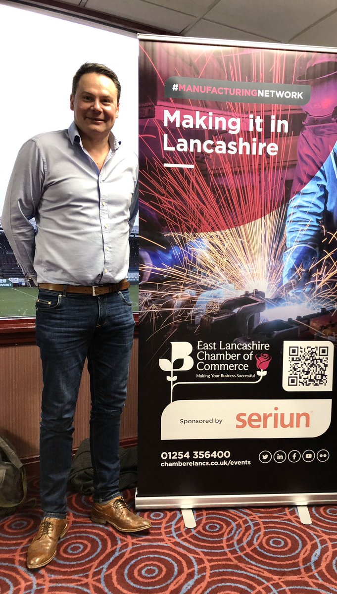 Seriun's tweet photo. Proudly sponsoring @elancschamber’s #MakingitinLancashire this year. Kicked off today at @training2000 with our Business Systems Consultant Andy Brookfield sharing the value of #IoT #AI & #MachineLearning. Great turnout despite the blizzard! #ManufacturingNetwork #ChamberEvents https://t.co/3cnAcbKYRZ
