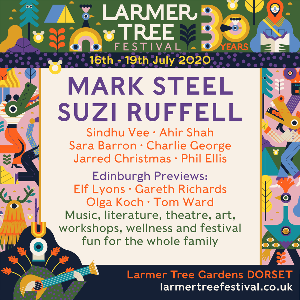 🔥 Get those funny bones ready to be well and truly tickled, because <a href="/mrmarksteel/">Mark Steel</a> and @suziruffell are headlining our comedy programme!

🔥 Joining them will be <a href="/AhirShah/">Ahir Shah</a>, <a href="/sarabarron/">Sara Barron</a>, <a href="/CGdoescomedy/">Kali Varghese aka Charlie George 🔥🪷</a>, @sindhuvfunny and more.

Explore the full line-up here: buff.ly/2HP0Z2v