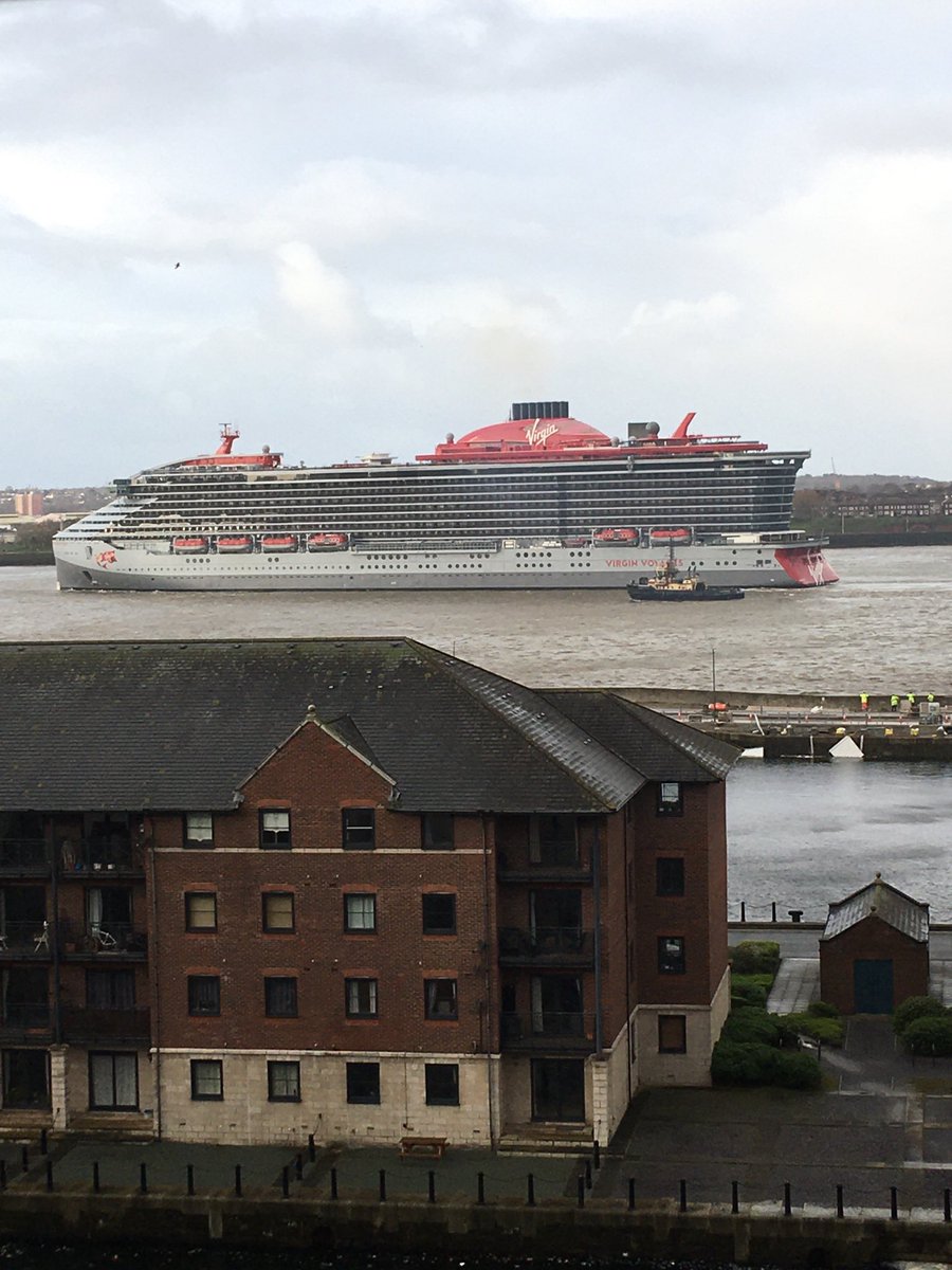 SusanCu51928609's tweet photo. #virgin cruises Here she comes- welcome to Liverpool as she passes waterloo Warehouse - https://t.co/k6Ta88hfWg https://t.co/inm8166jan