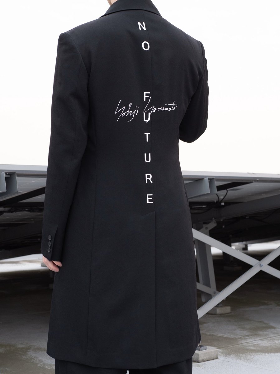 YOHJI YAMAMOTO チェスターコート　NO FUTURE Yohji Yamamoto NO FUTUREジャケット YOHJI YAMAMOTO チェスターコート