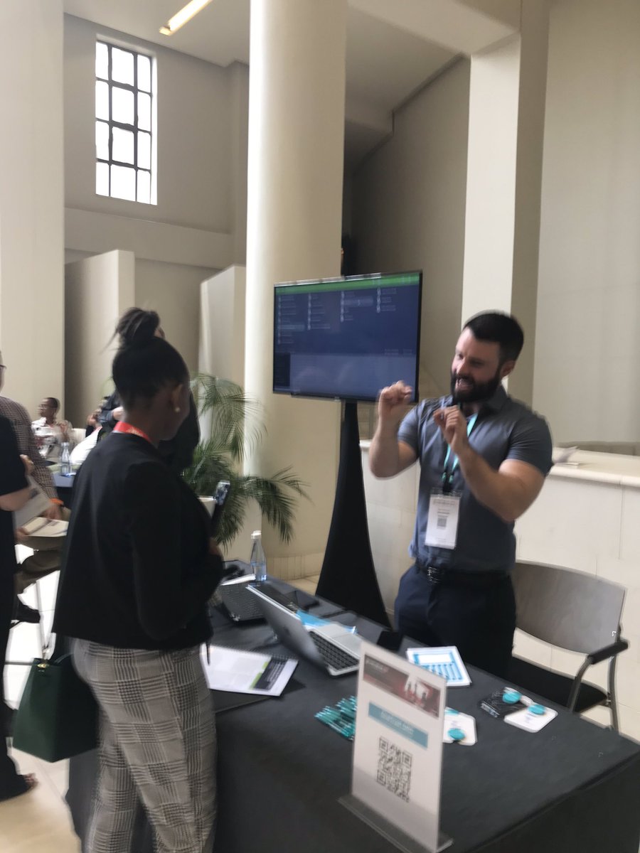 ITWeb_Events's tweet image. Delegates mingle with sponsors, @Isacaza , @OneTrust , @FSecure  &amp;amp; @PulengTech during a tea break at the ongoing #ITWebGRC2020