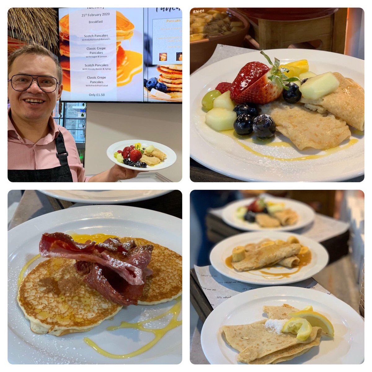 RCFStheBeach's tweet photo. Happy pancake day from the beach. We’re all looking forward to our pancake art competition at lunchtime #shrovetuesday #PancakeTuesday #PancakeDay #pancakes #PancakeDay2020 ⁦@ItswhatwedoWELL⁩ https://t.co/unH579kozw