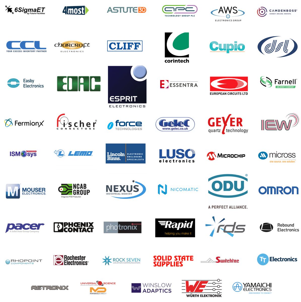 Here's an update of who you will see at the Electronic Component Show. 14th May at Stadium MK, Milton Keynes. Source new products, expand your network, improve your supply chain, get real life solutions to your current problems. Register here: electronic-component-show.co.uk/register/