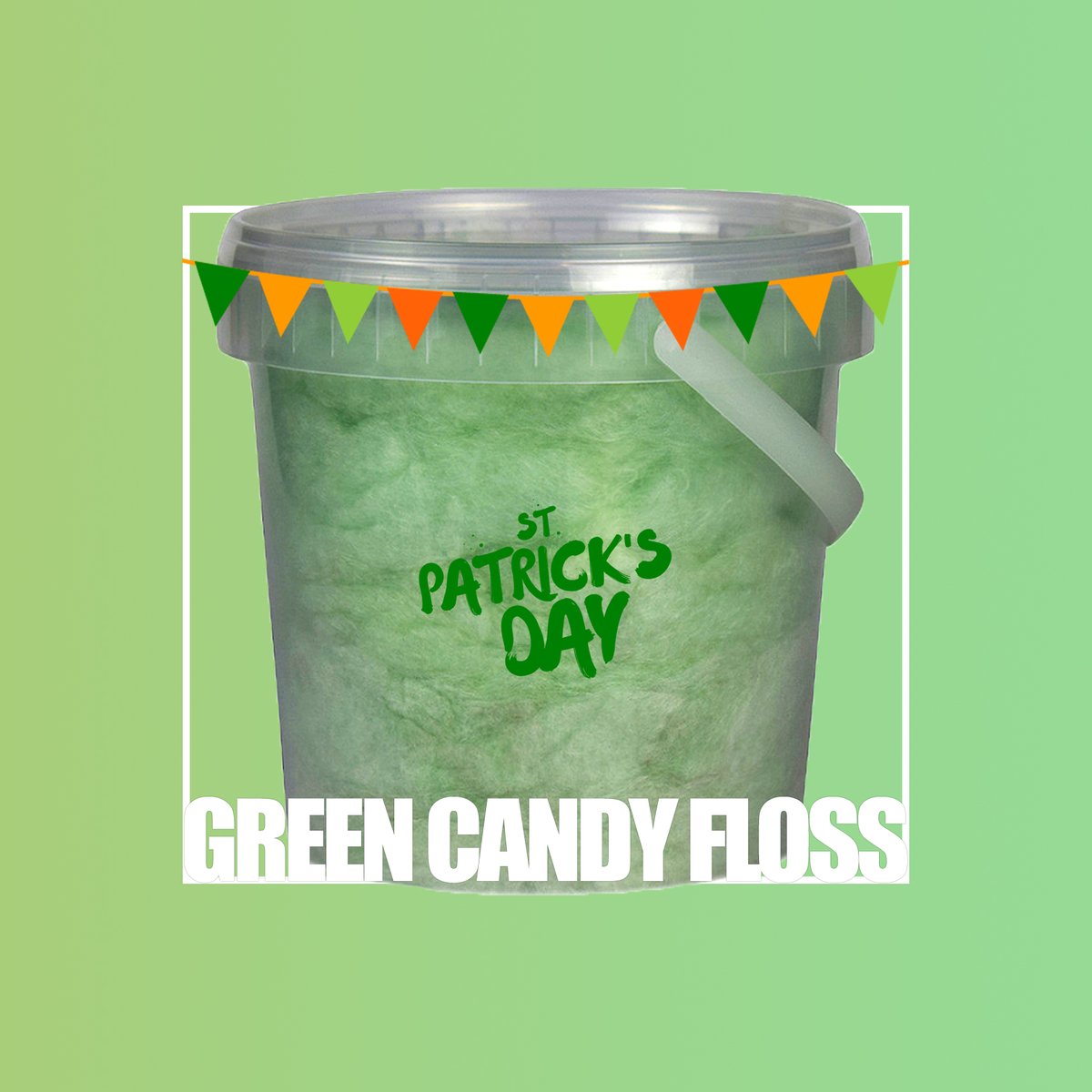 St. Patrick's Day is less than a month away, but your luck starts now with our green ready-made candy floss or, if you prefer doing it yourself, green candy floss sugar. Choose between lime or green apple flavours and stock up today. 🍀
Find it all here: popcornandcandyfloss.com/search?type=pr…