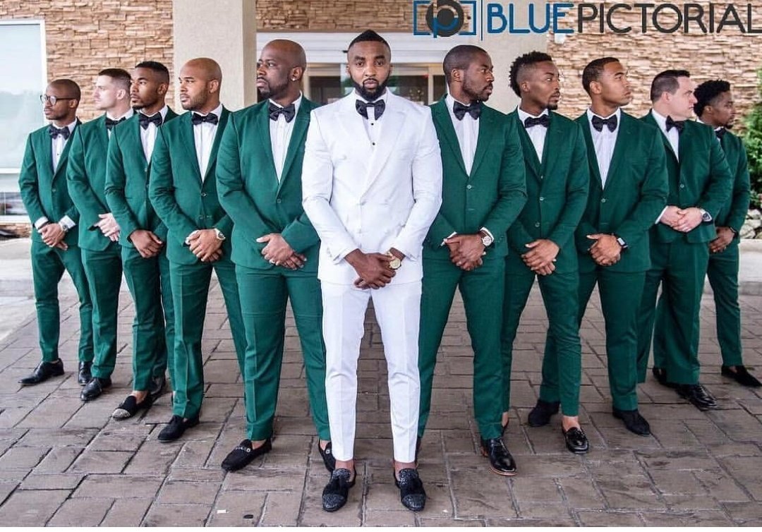 lebogang_fisher's tweet photo. 9. Let's not forget the Groom & groomsmen, it's his special day too. What are they wearing? #weddingthread #NtshalamoragoBW https://t.co/4G4B7GaYKp