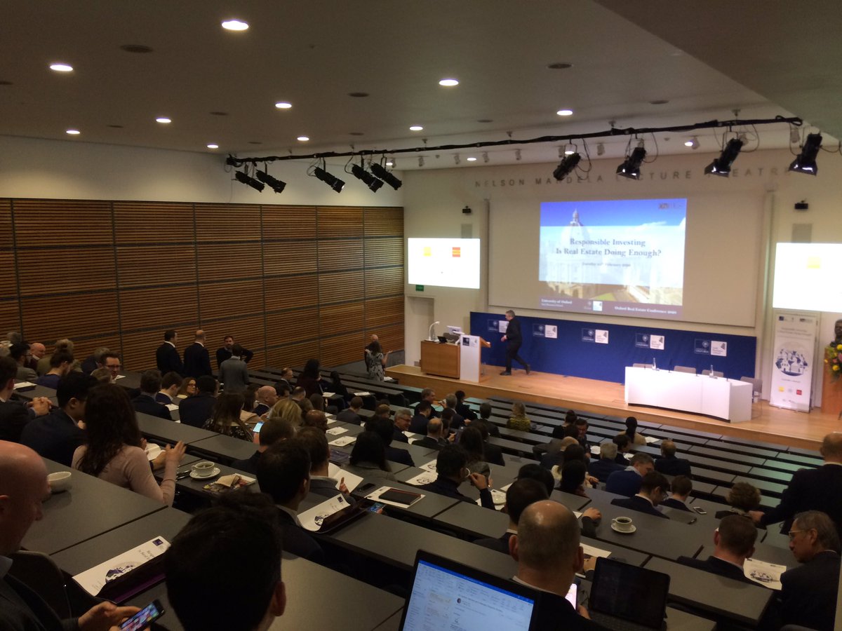 The scene is set for the 6th annual Oxford Real Estate Conference.