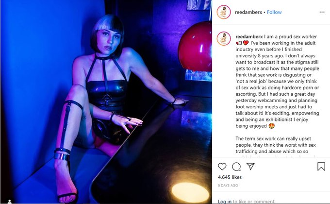 I wrote a post about being a proud sex worker on IG 💖. Sadly twitter doesn't allow that many characters<a href="/tag/sexworkiswork"class="tags"><span>#sexworkiswork</span></a>