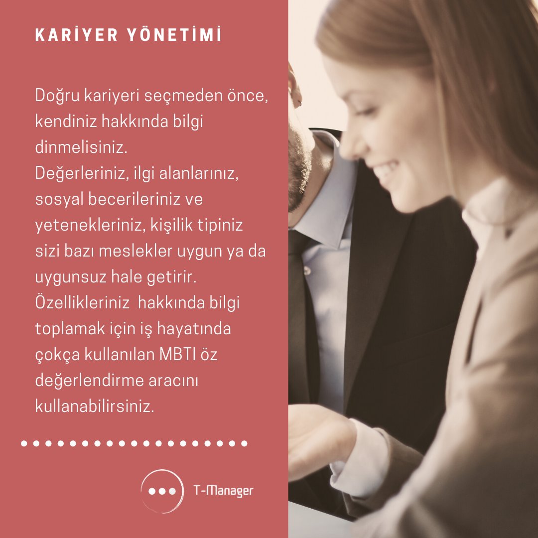 Kendinizi ne kadar iyi tanıyorsanız o kadar mutlu bir iş hayatınız olacak.

 #kariyer #gelecek #yapayzeka #yetenekyonetimi #isarıyorum #isealım #isarayısı #universite #yenimezun #kariyeryonetimi #cv #mulakat #ishayatı #insan