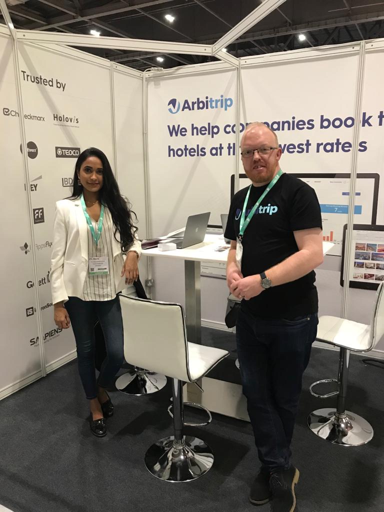 Come meet us today at the PA Show in Excel London! We're at stand number D33P with Adam Brace, Thivya Nirmalakumar and Ashley King #businesstravel #pashow @pashowuk