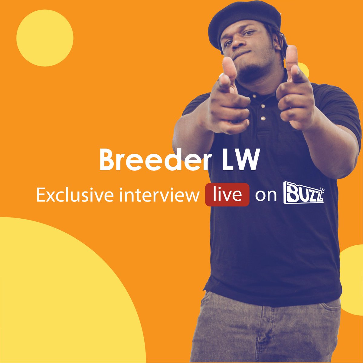 Boomplay_kenya's tweet photo. He has bars for days and an undying love for his craft, we are talking about none other than Bazenga mwenyewe @Breeder_LW stepping into our studios for #BuzzExclusive. Make sure to link up w/ us from 2pm x catch him live https://t.co/FLekgGscgB