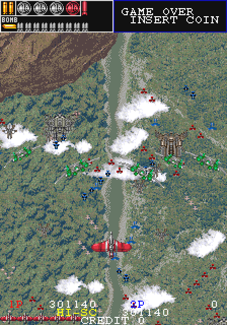 5面は実質的な最終面。ワイルドリザードの大艦隊が遥か眼下を航行していくさ中、デスペラードは太陽を背にしていたに違いない。しかし、5機の戦闘機の索敵に見つかってしまう。号砲が鳴り響き、ここしかない名曲『ユンファオ』のメロディーラインが始まると超高高度、超断崖絶壁な最終決戦が開始する！