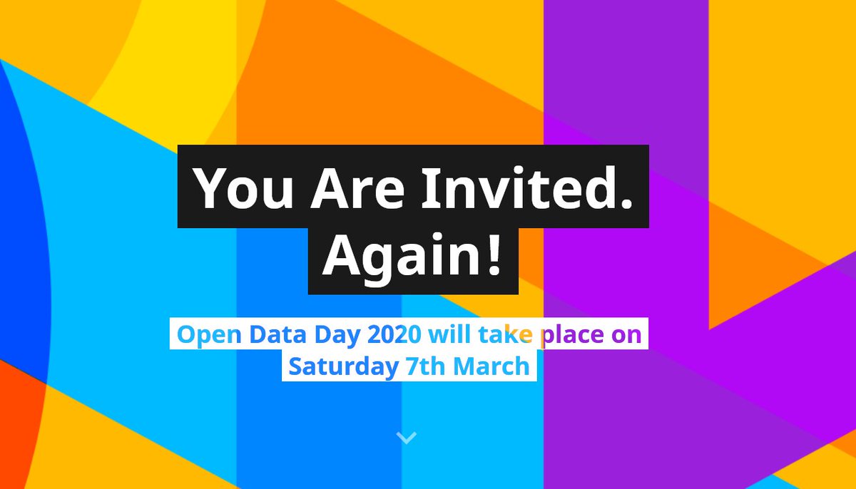 Zaterdag 7 maart is het #OpenDataDay. Dé dag om de voordelen van open data in de schijnwerpers te zetten en zo het beschikbaar stellen en het gebruik van open data te stimuleren. Zelf iets organiseren of kijken wat er zoal gebeurt? Je ziet het hier: open-overheid.nl/agenda/open-da…
