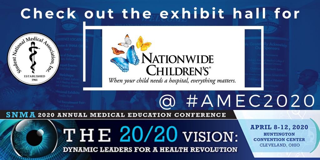 SNMA's tweet photo. We are excited to announce that @NCHforDocs will be in the building in #theCLE for #AMEC2020 April 8-12. Make sure to find them in the exhibit hall in @CLEconventions!! Will you be there? There's still time. Register at https://t.co/327X8WSCDW #ThisisCLE #AMECLE #2020vision #SNMA https://t.co/W6cyg6xlum