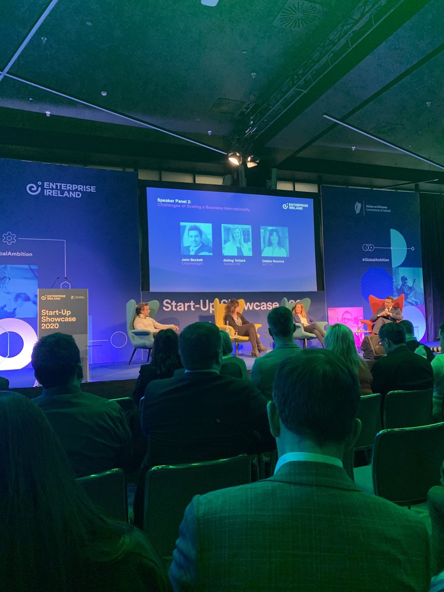 TKittrick's tweet photo. Speaker panel #2 - the challenges of scaling a business at international level #HPSU20 #GlobalAmbition #odysseyvc #CompliantCloud https://t.co/PYSSa1lA7p