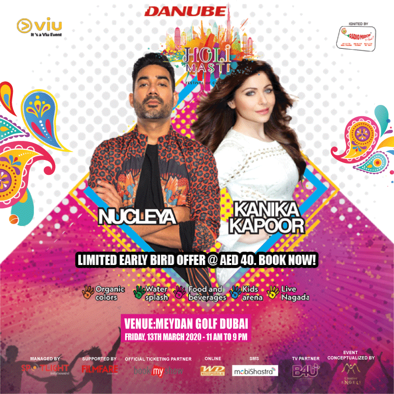 connect_uae's tweet photo. Holi Masti 2020
A Fiesta of Colors and a feast of delicacies, A celebration of life, Holi is the festival of Love, Passion, Humanity and affection.
Danube Holi Masti 2020 on 13th March at Meydan Golf , Dubai
Time : 11 am to 9 pm
ALL DAY FAMILY EXPERIENCE
https://t.co/8edipuH85G https://t.co/dQ7IXnlE5d