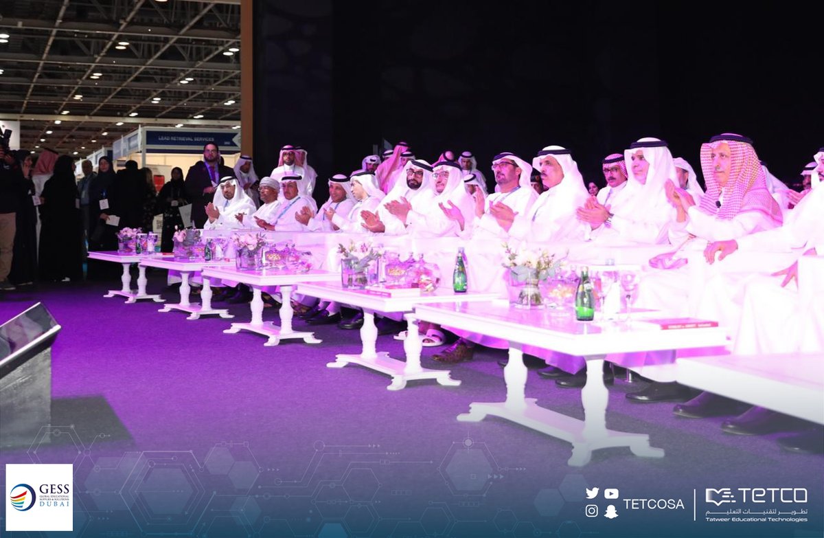 TETCOSA's tweet photo. افتتاح المعرض العالمي لمستلزمات وحلول التعليم #GUESSDubai بحضور الرئيس التنفيذي عبدالله التميمي. https://t.co/WHLMGwo5DX
