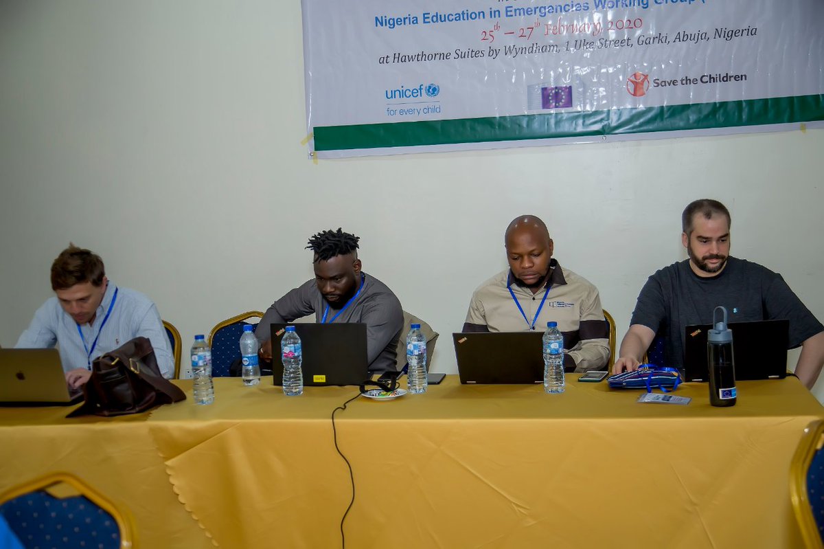EiEWG_NGA's tweet photo. With funding from @eu_echo and technical support from @GlobalEdCluster , @EiEWG_NGA partners - Govt, UN, INGO and NNGO - from the BAY states and Abuja began a 3-day Education Core Coordination Training in Abuja. This will lead to the development of an Education Cluster Strategy. https://t.co/Idg9TUGDwS
