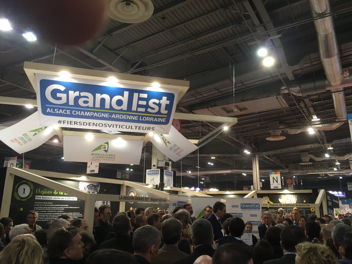MFreyss's tweet photo. En direct du SIA avec l inauguration du stand Grand Est ⁦@CA_AlsaceVosges⁩ https://t.co/vdFzjBAwM6