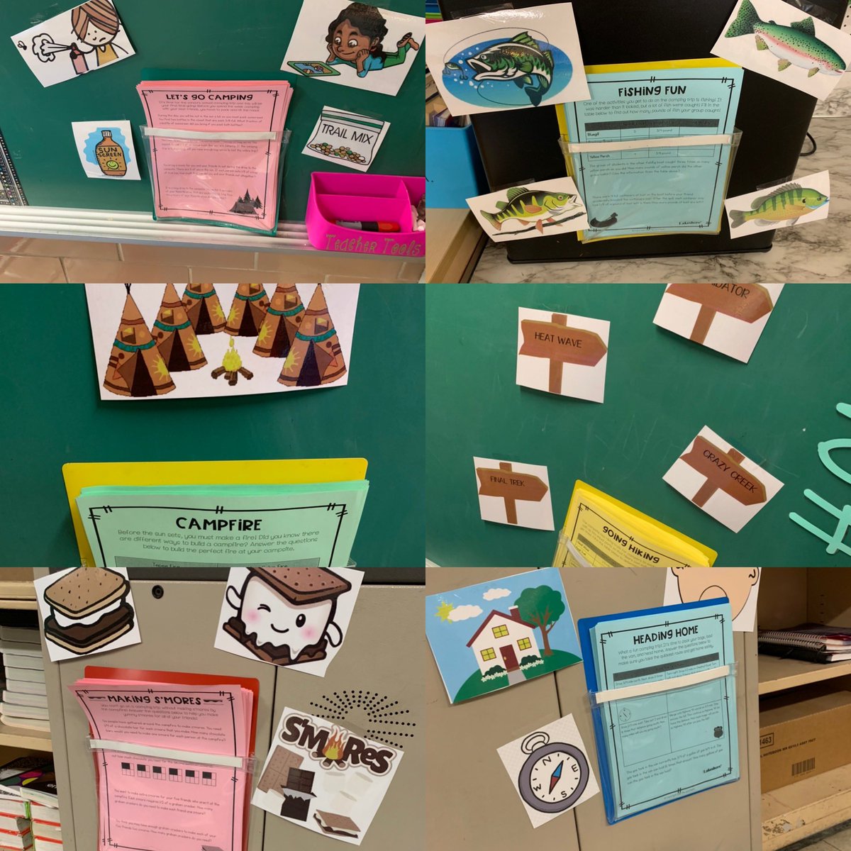 Alexandra Lugenbeel (@a_lugenbeel) on Twitter photo My first ever “room transformation”! Ready to have some fun with multiplying whole numbers and fractions today! Let’s go camping! <a href="/HarfordHills/">Harford Hills</a> <a href="/BCPSMATH/">TEAMBCPS Math</a> <a href="/jndemuth/">Jordan</a> My first ever “room transformation”! Ready to have some fun with multiplying whole numbers and fractions today! Let’s go camping! <a href="/HarfordHills/">Harford Hills</a> <a href="/BCPSMATH/">TEAMBCPS Math</a> <a href="/jndemuth/">Jordan</a>