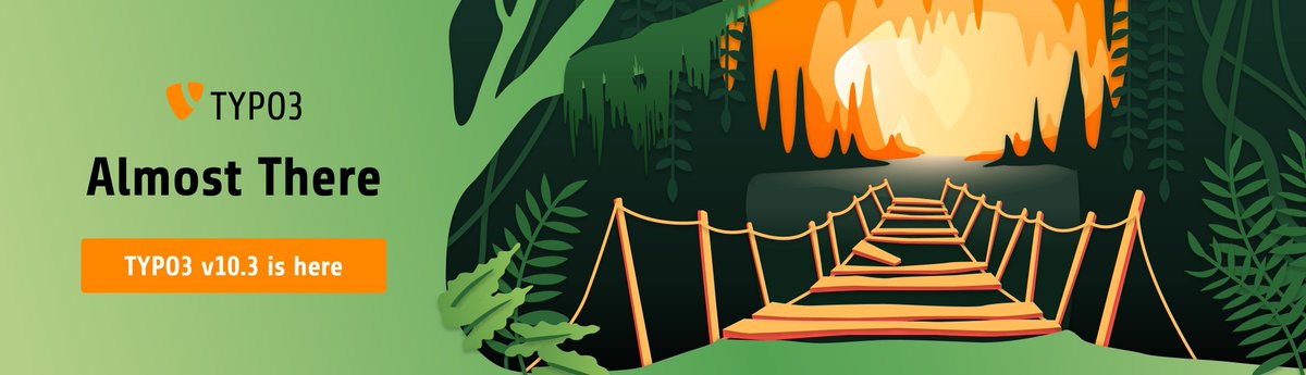 typo3's tweet photo. Hello TYPO3 community! Today weโre thrilled to announce the release of #TYPO3 v10.3! Itโs #FeatureFreeze and the last version before the official v10 #LTS release. Letโs focus on testing, polishing and refinement. ๐คฉ #OpenSource #CMS
https://t.co/Vfu7XXmArJ https://t.co/hKQu4xiSQ6